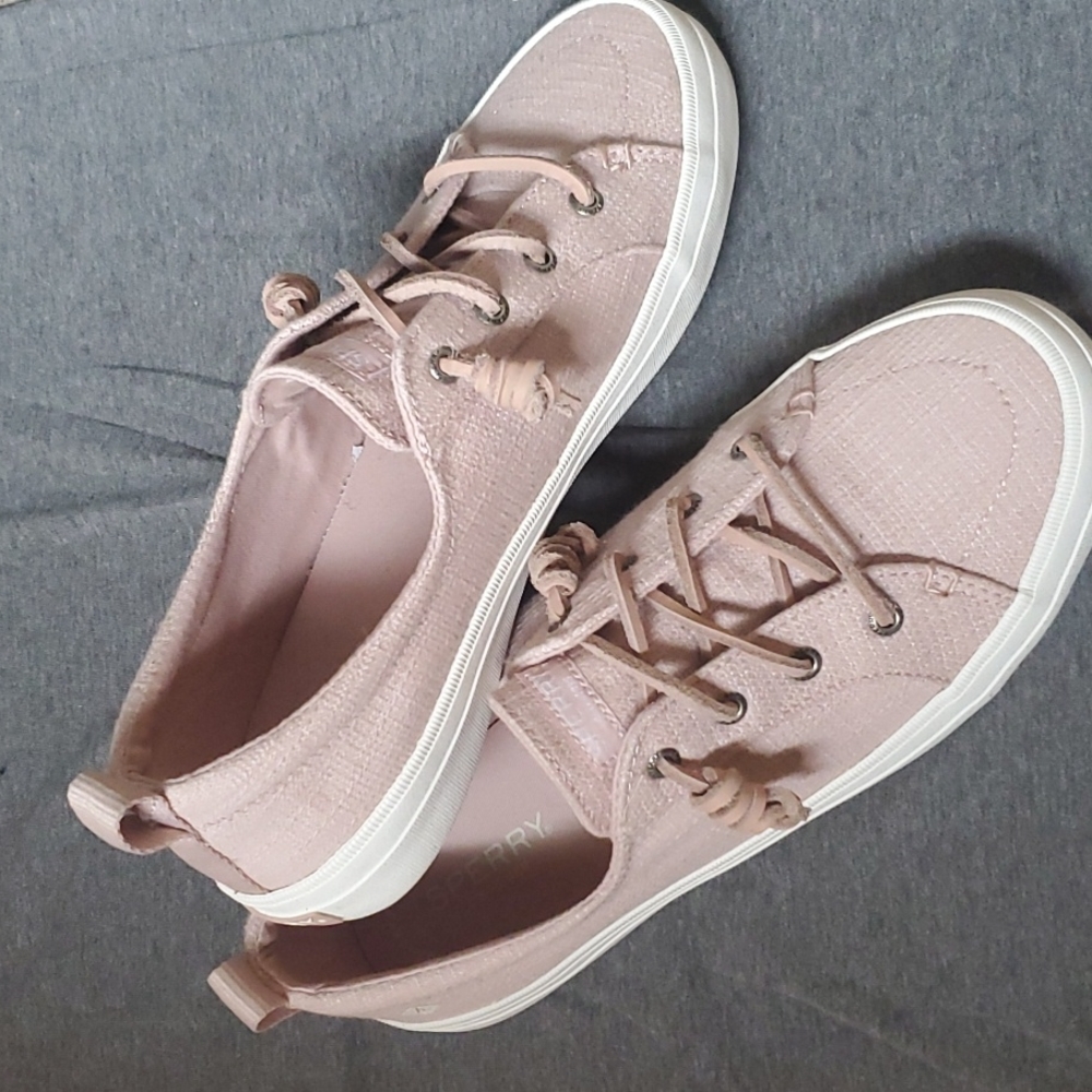 Pink Sperry Slip On Shoe Sz 9